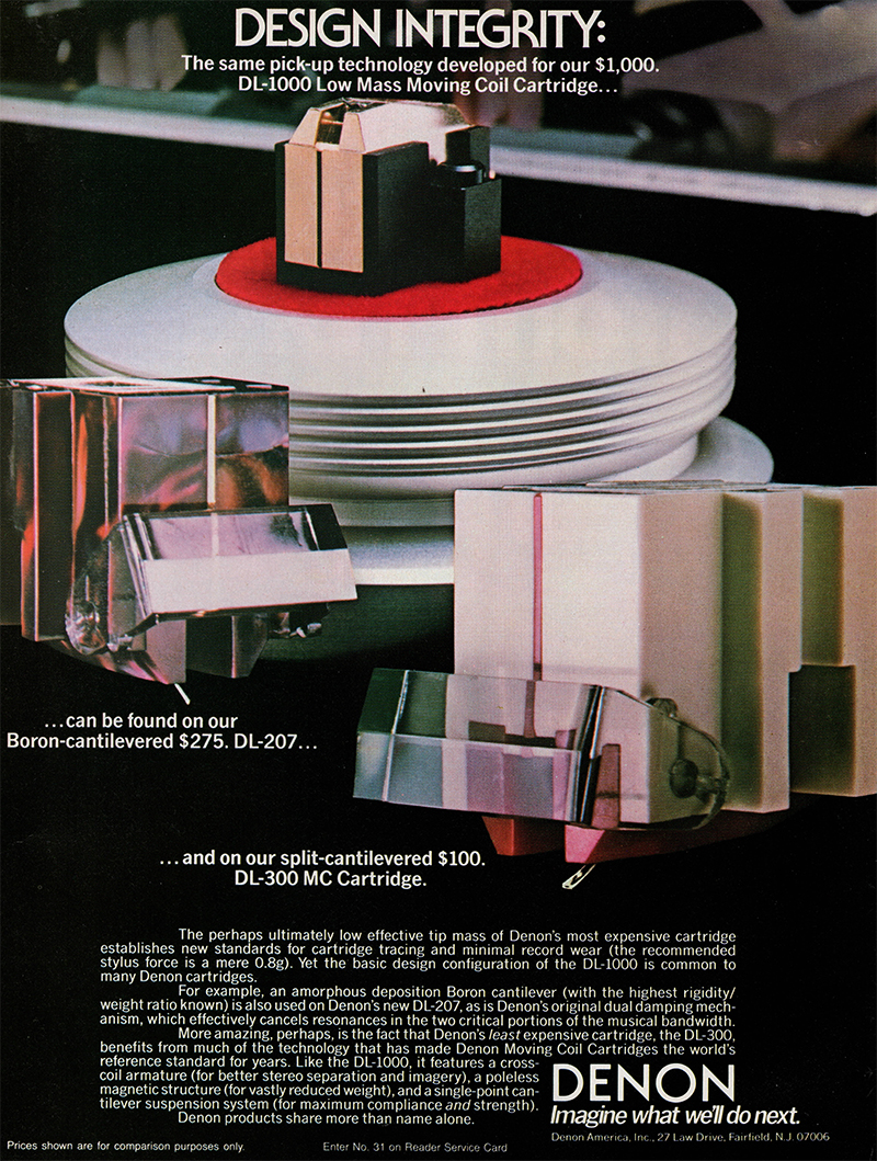 Denon advertisement in Audio, October 1983