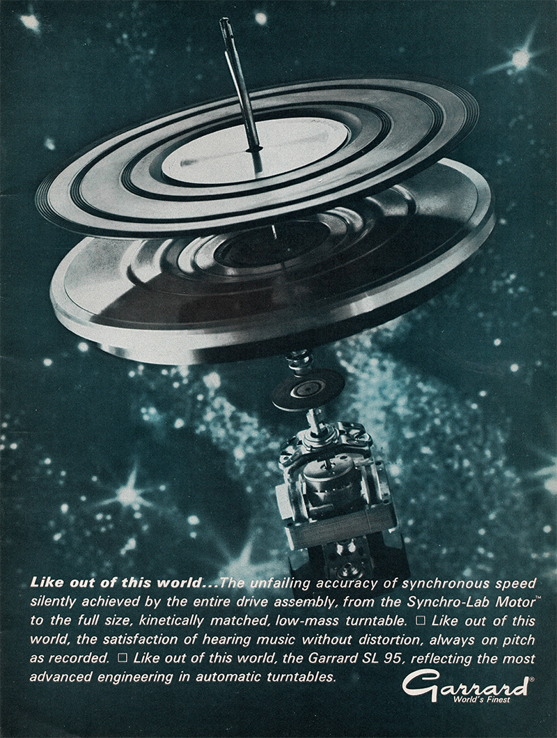 Garrard advertisement in Audio, June 1969