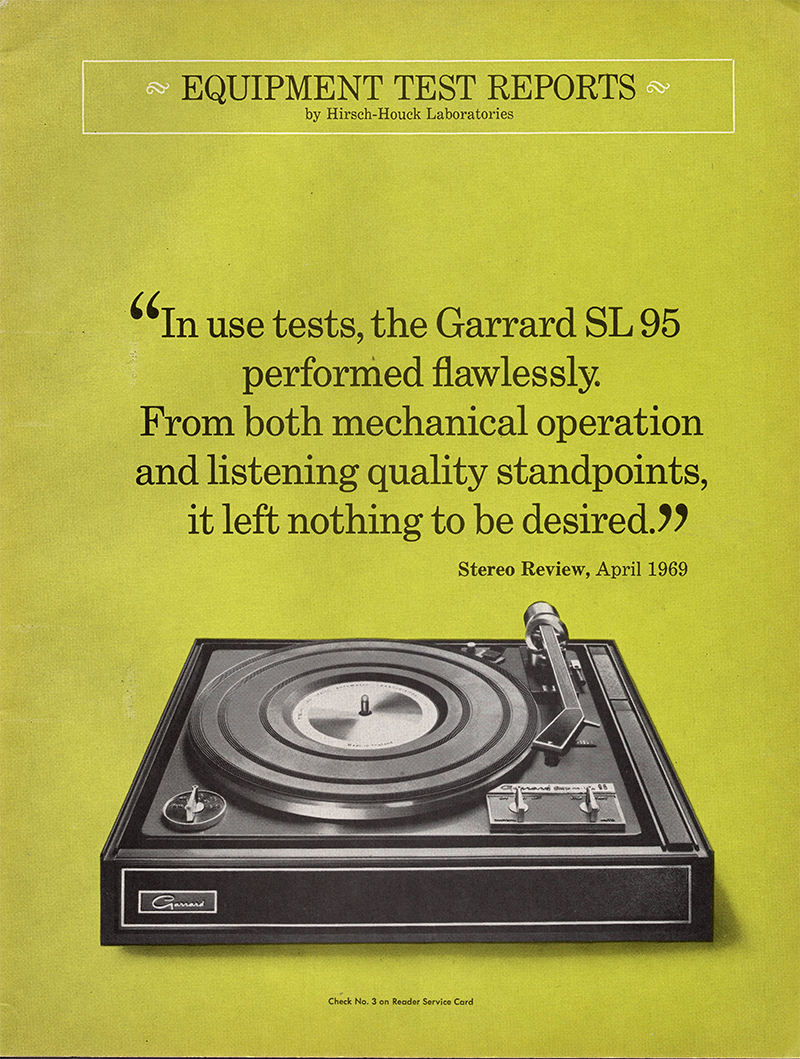 Garrard advertisement in Audio, June 1969