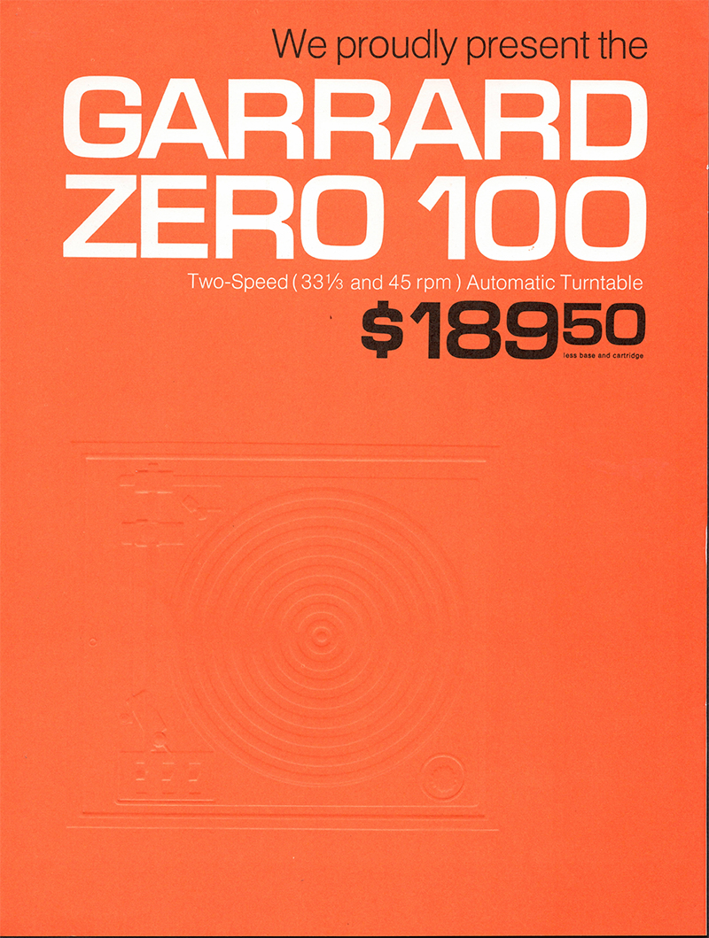 Garrard advertisement in Audio, June 1971
