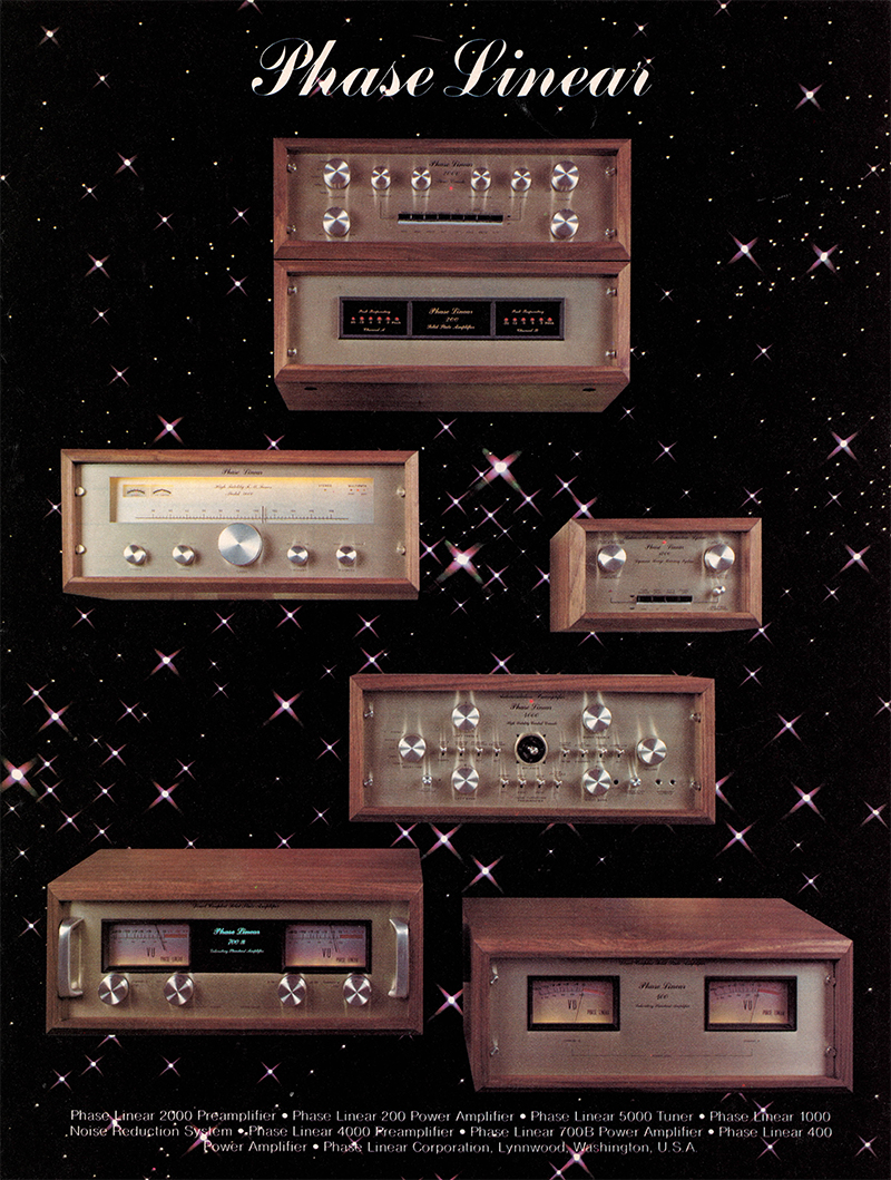 Phase Linear advertisement in Audio, October 1976