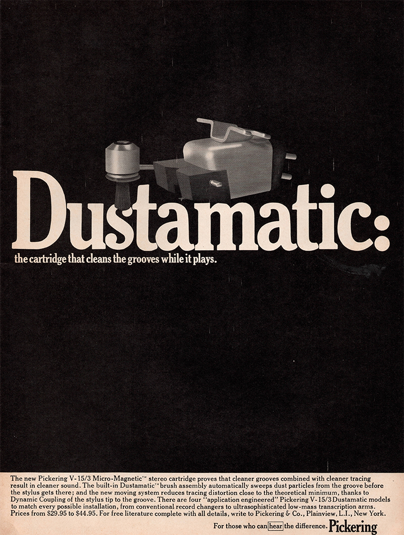 Pickering advertisement in Audio, May 1967