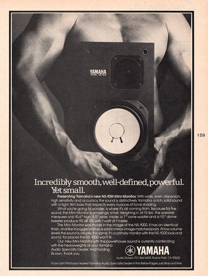 Yamaha advertisement in Audio, October 1978